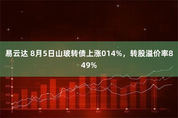 易云达 8月5日山玻转债上涨014%，转股溢价率849%