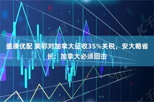 盛康优配 美称对加拿大征收35%关税，安大略省长：加拿大必须回击